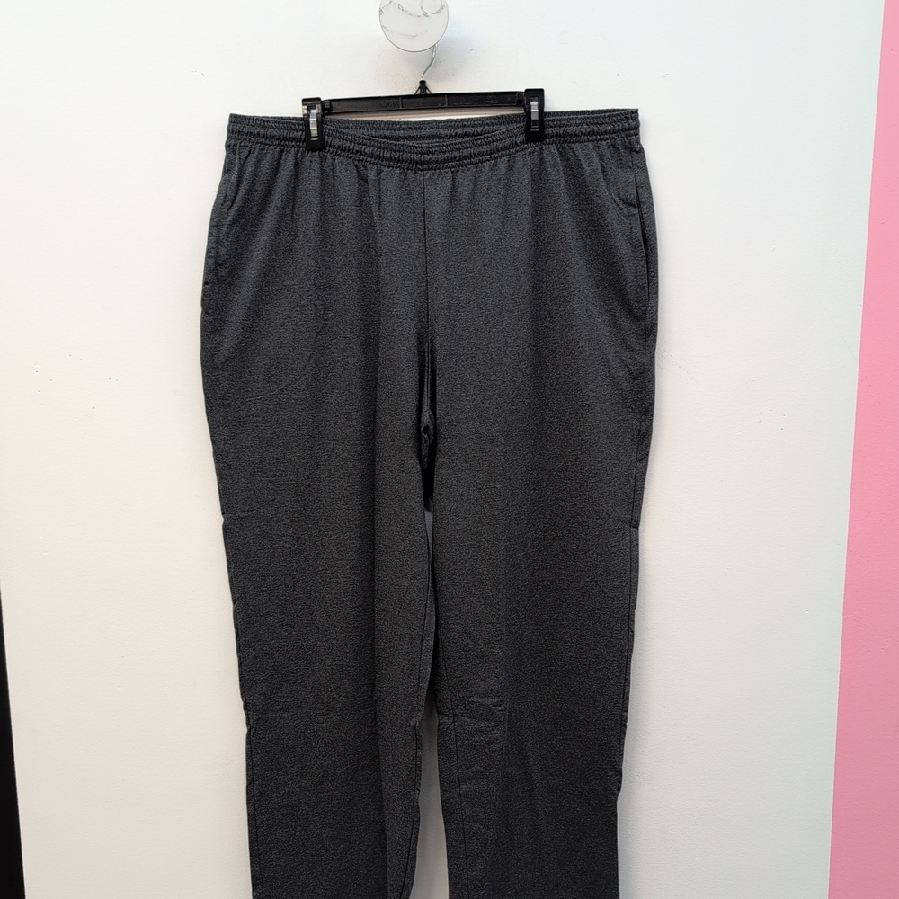 Hanes Essentials Men's Cotton Jersey Pants Size 3XL Charcoal Heather